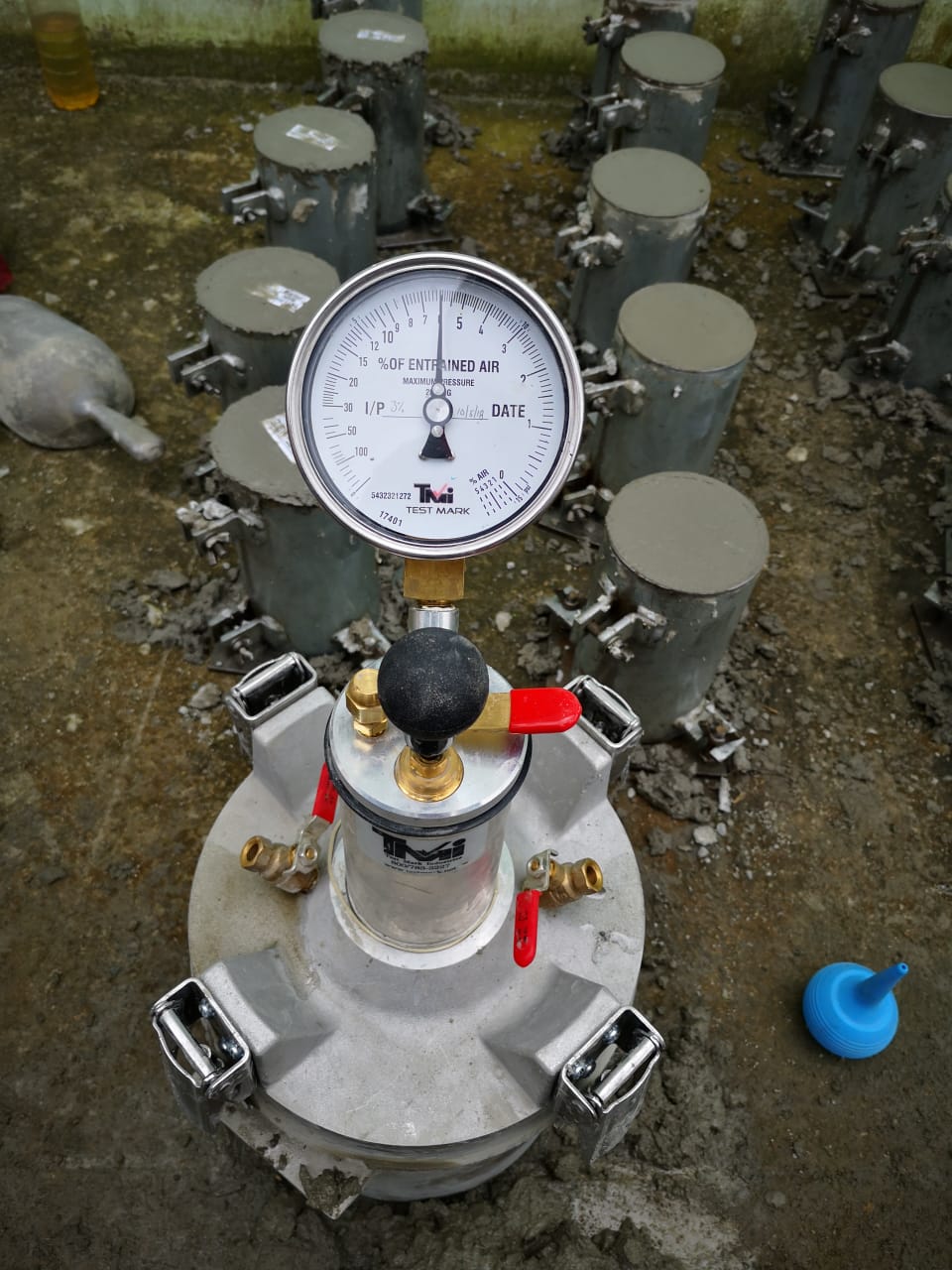 Ensayo de contenido de aire método de presión_concreto y agregados